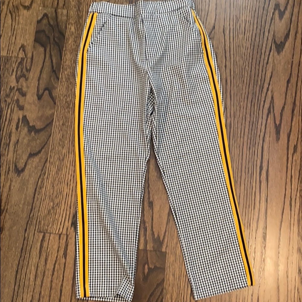 Girls Zara checked pants